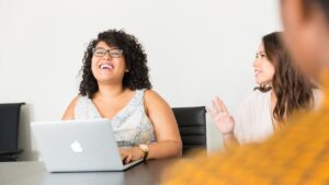 Diverse employees representing embracing DEI in the candidate experience