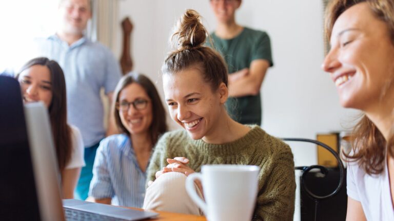 Collaborative workplace using technology to fight biases in hiring