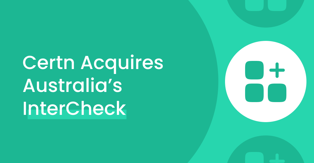 Certn's Acquires InterCheck - InterCheck Press Release Banner