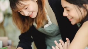 Woman looking at results to depict what do background checks reveal