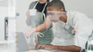 Small business owners with spreadsheets that are holding their business back