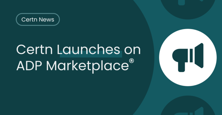 Certn Launches on ADP Marketplace Banner