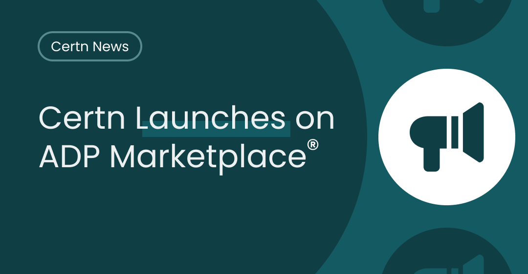 Certn Launches on ADP Marketplace Banner