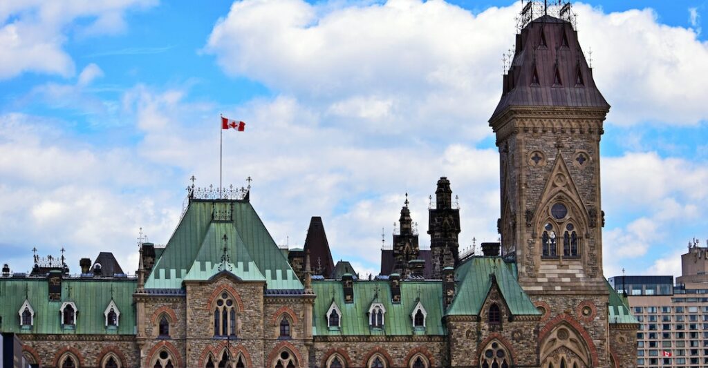 Canadian parliament building