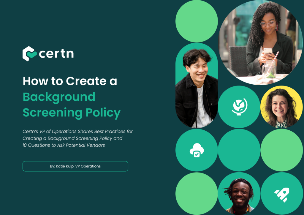 How to Create a Background Screening Policy