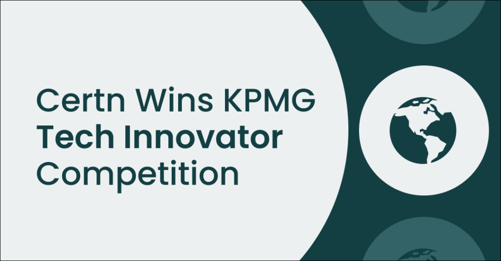 Certn in the Media - Certn Wins KPMG Winner