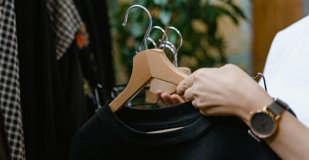 Closeup shot of UK retail shop using background screening to prevent employee theft