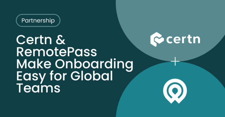 Certn & RemotePass Background Check Partnership Banner NAM