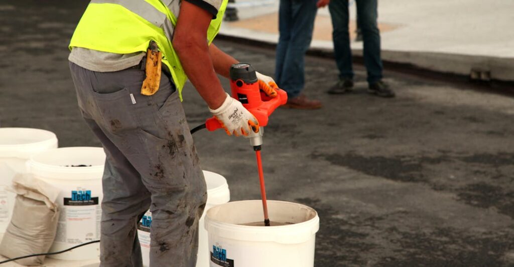 Man working in construction after background screening in the Middle East
