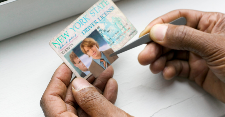 Fake ID to test biometric Identity verification passive liveness