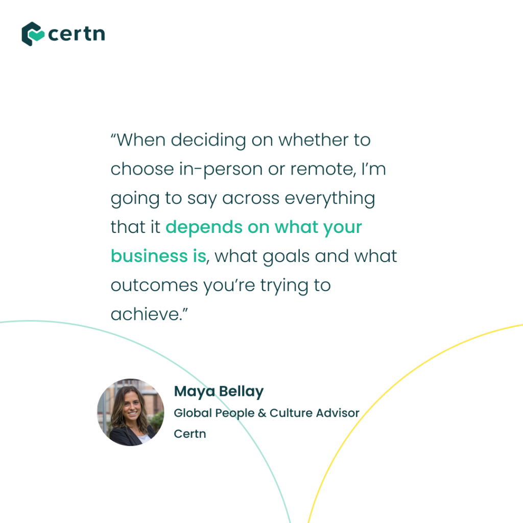 Maya Bellay Podcast Quote - Certn's What the FTE Podcast on RTO