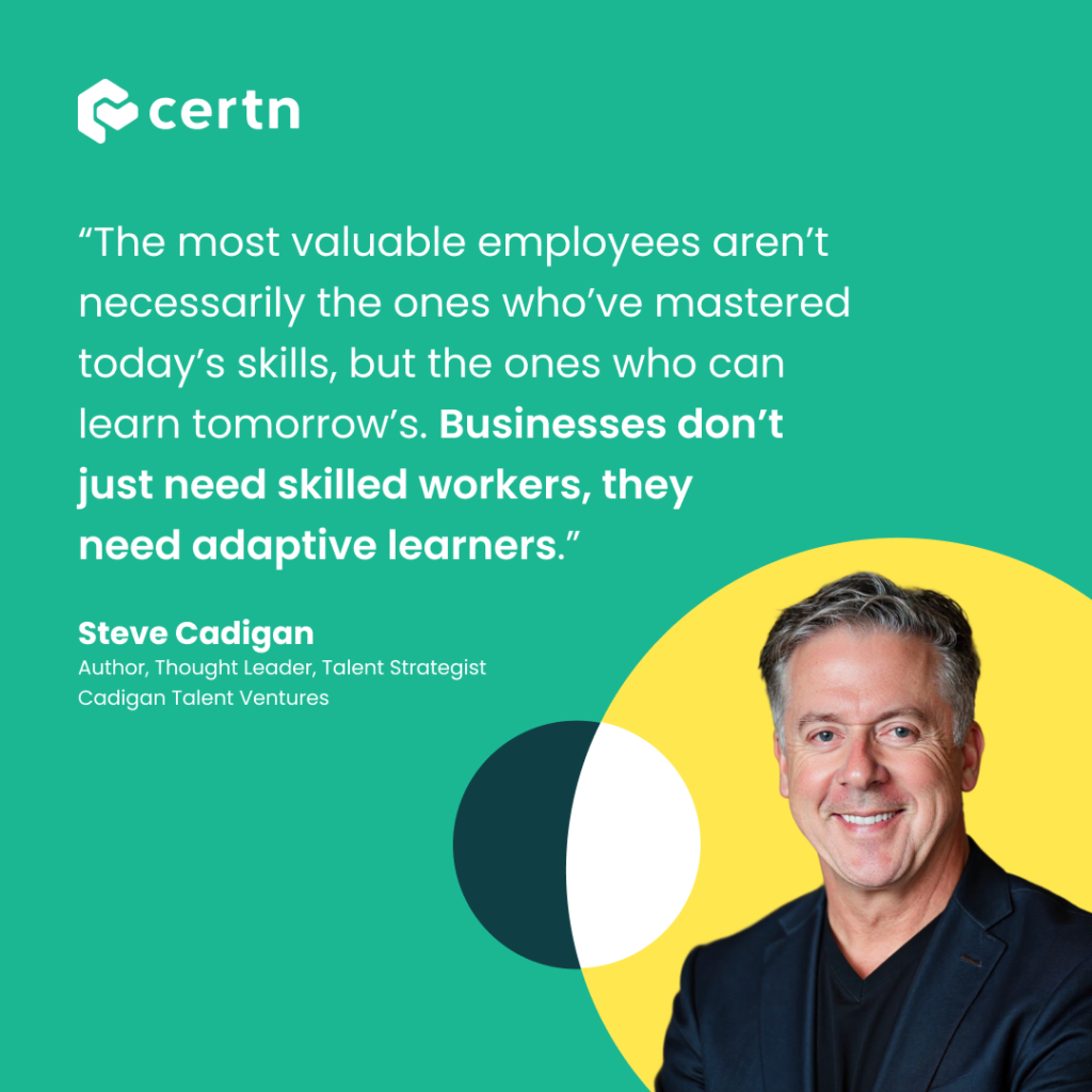 Steve Cadigan HR Leader on Certn Podcast About AI in HR Quote