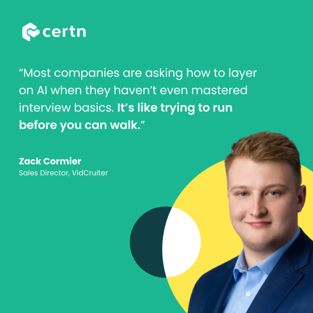 Zack Cormier, on Certn What the FTE Podcast on AI in Interviews