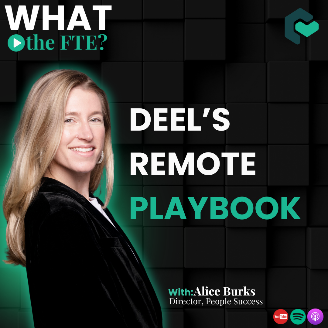 Cover Art of Alice Burks of Deel on Certn Podcast Talking About Remote Work