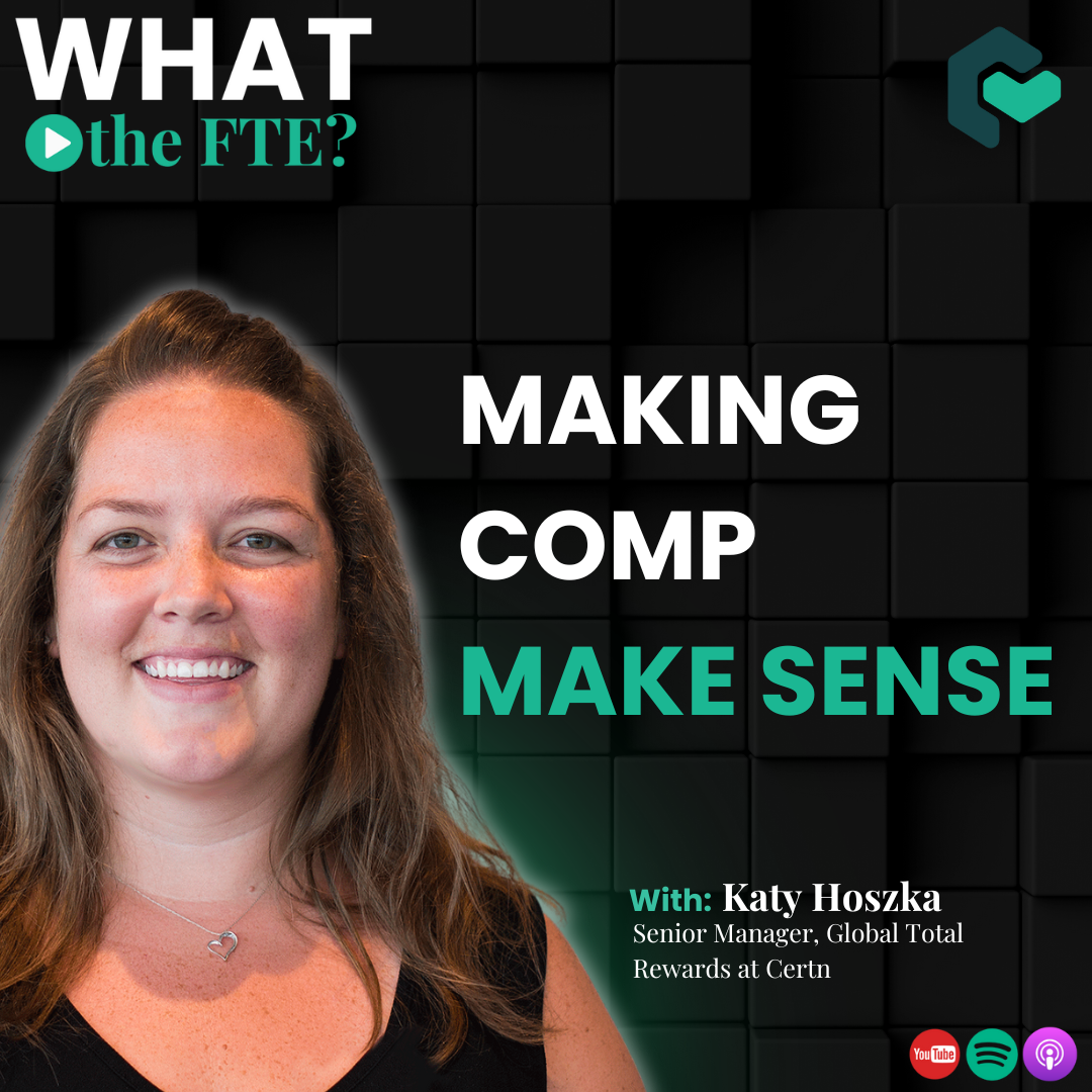 Podcast cover about compensation insights.